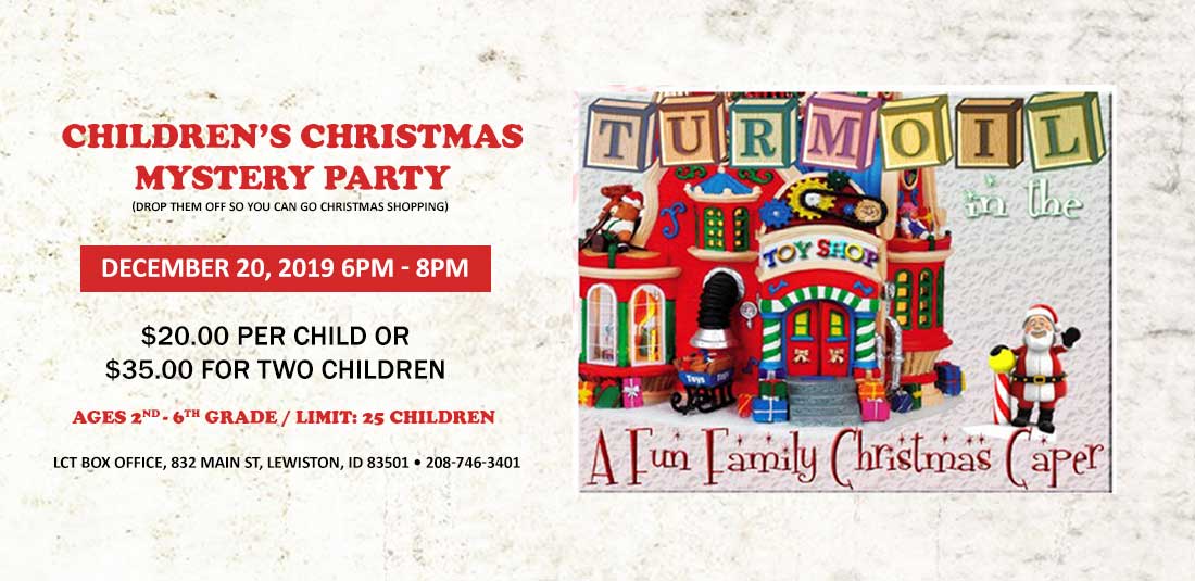 ChildrensChristmasMysteryParty  Lewiston Civic Theatre