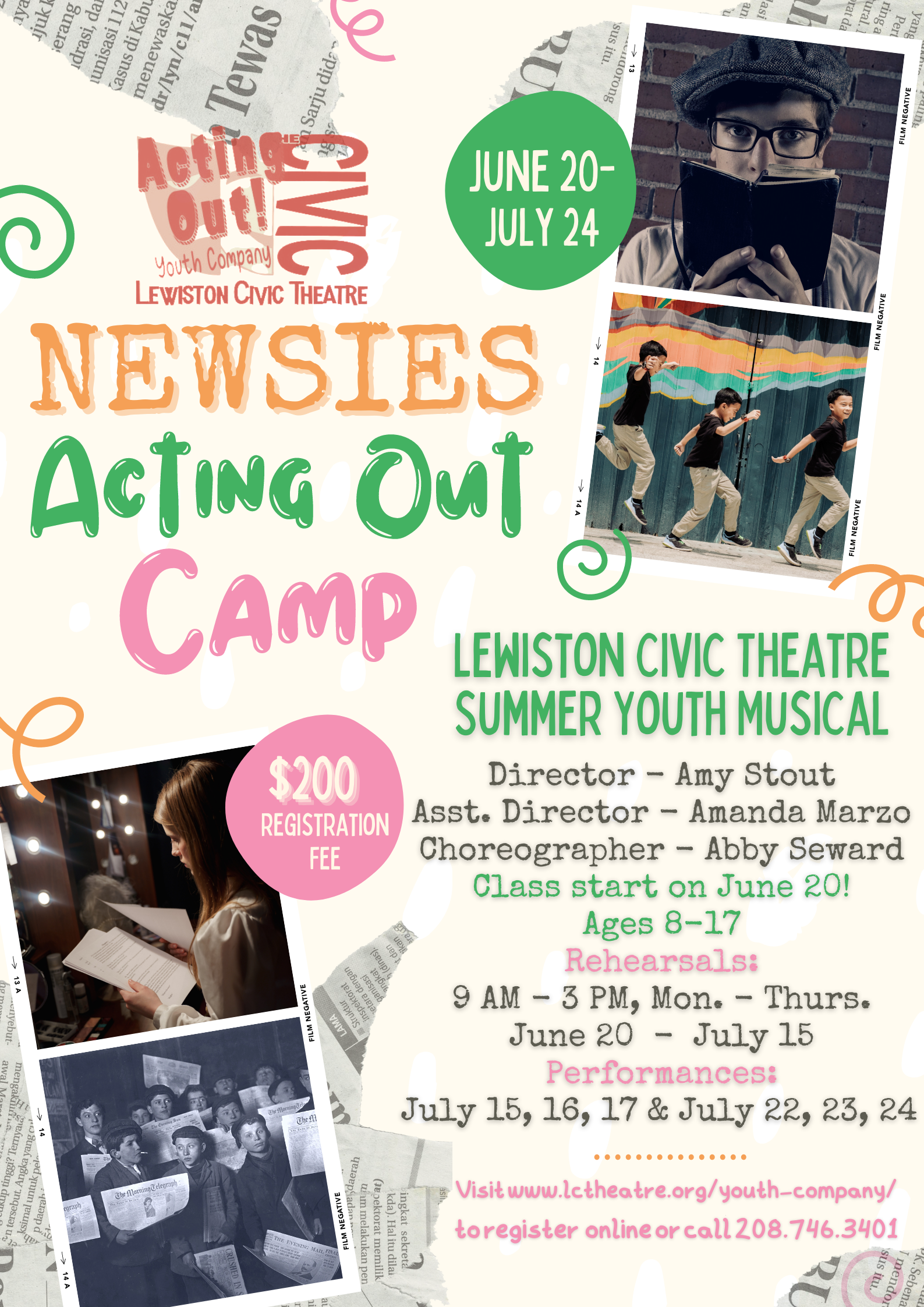 Newsies LCT Flyer Newsies LCT Flyer